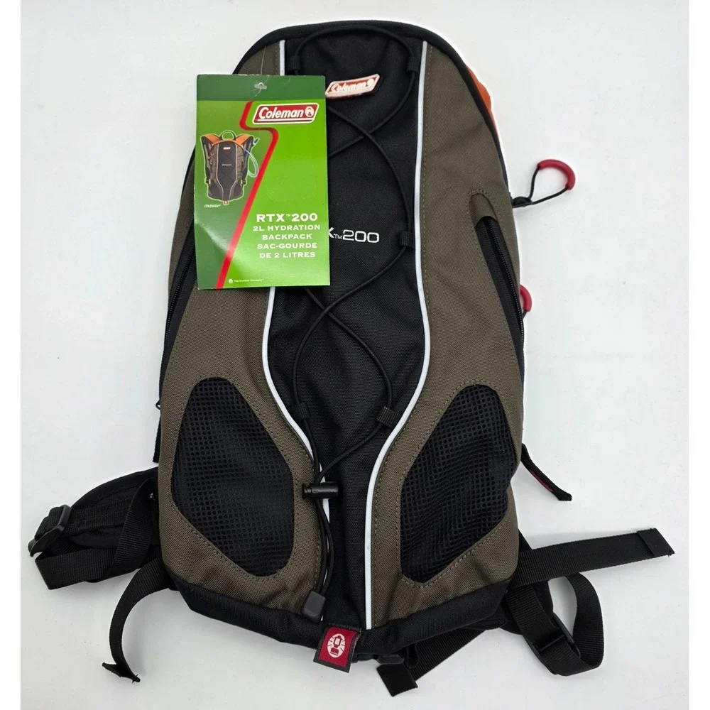 NEW Coleman RTX 200 Hydration Pack Backpack 2L Hiking Storage Water Running‎